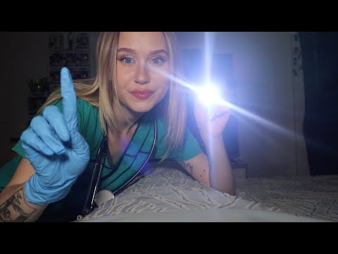 ASMR Nurse Gives You FULL Health Checkup Intense Cranial Nerve Exam