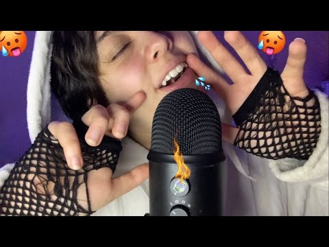 ASMR Sons de boca agressivos molhados e inaudíveis30min intensos