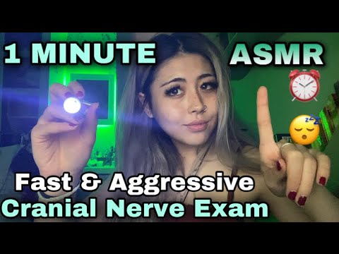 Fast One Minute CRANIAL NERVE Exam ASMR