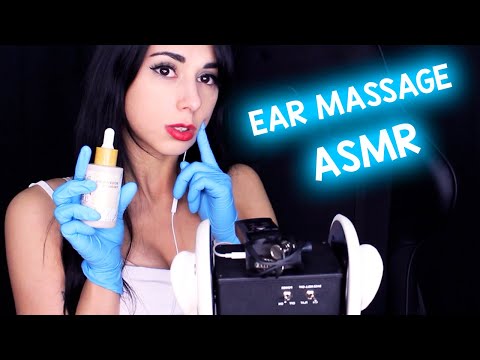 ASMR Ear Massage With Oil For Sleep And Relaxation 3dio Ear To Ear