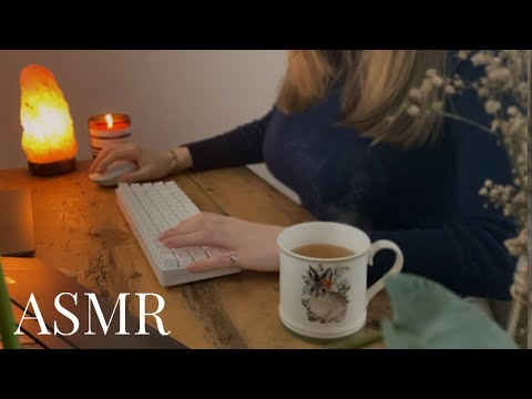 Asmr Office Sounds Mouse Paper Keyboard Typing