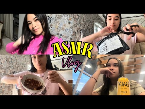 ASMR VLOG UM DIA COMIGO vôlei comprinhas festa