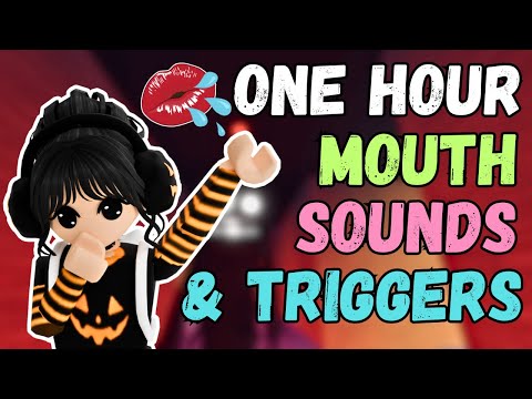 Roblox ASMR ONE HOUR Wet Mouth Sounds Triggers Glue Sticks Spoolie