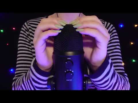 ASMR Fast Microphone Scratching With Without Windscreen No Talking