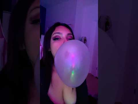 Big Bubble Gum Pop Asmr Blowing Huge Massive Bubble Mouth Sounds