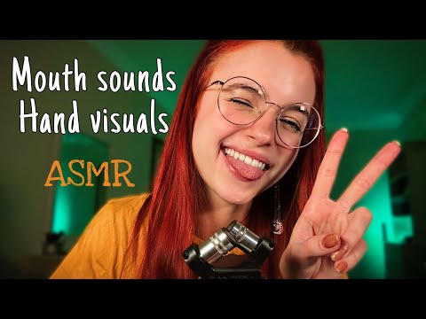 Asmr Wet And Dry Mouth Sounds Hand Movements Hand Sounds Super