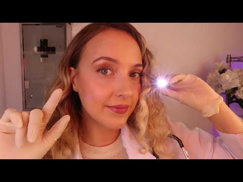 Asmr Hot Girl Doctor Role Play Cranial Nerve Exam And Full Body Check Up