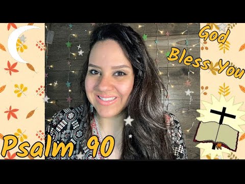 CHRISTIAN ASMR BIBLE READING OF PSALM 90 WITH OMY 142