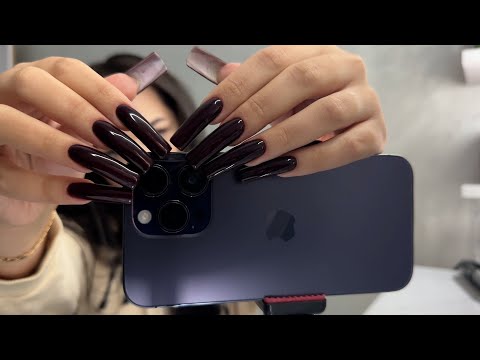 ASMR Tapping Scratching Camera Fast Not Aggressive IPhone No