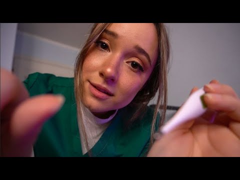 Asmr Night Nurse Takes Care Of You In Bed Redressing Your Wound