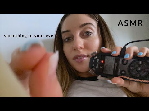 ASMR Something In Your Eye Tascam Personal Attention