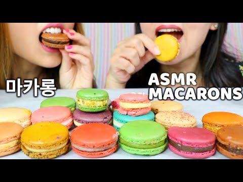 Asmr Macarons Fatcarons Mukbang Satisfying Eating Sounds