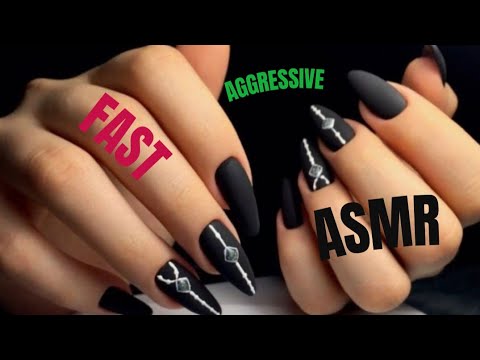 Fast Aggressive Gripping Tapping Scratching ASMR Random Lofi Triggers