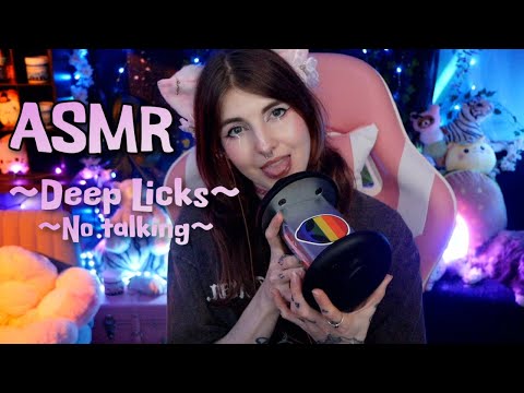 ASMR Uncovered Ear Licks NO Talking