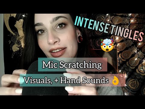 Fast Aggressive ASMR Invisible Scratching Foam Mic Triggers Lots More