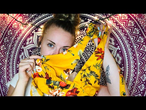 ASMR Bikini Collection Pt 1 Close Whispers Fabric Sounds