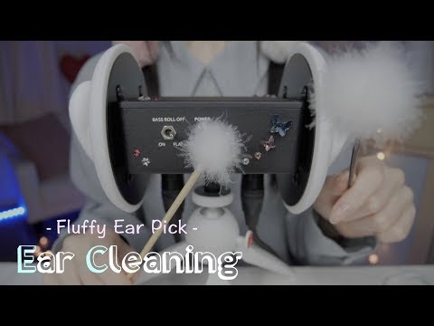 ASMR シンプルで優しい耳かき梵天Gentle Ear CleaningFluffy Ear Pick No Talking