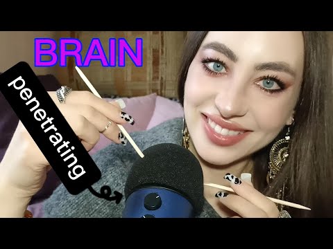 ASMR Deep 3D Brain Penetrating Tingles For Sleep No Talking