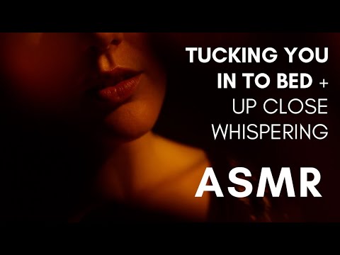 ASMR For Anxiety TUCKING YOU IN TO BED Up Close Soft Whispers