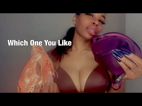 ASMR Victoria S Secret Bra Try On With ASMR Scratching Latex Gloves