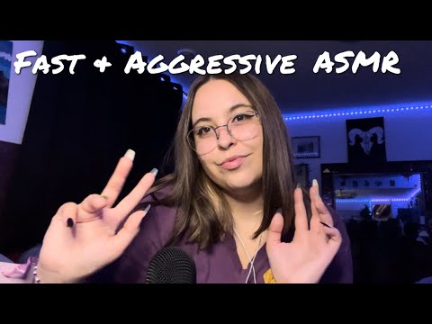 Fast Aggressive Tapping Scratching Whispering Haul ASMR