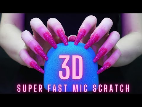 Asmr Fast And Aggressive Mic Scratching Brain Scratching With Long