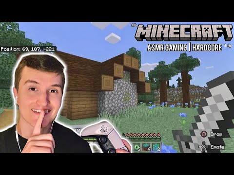 ASMR Minecraft 1 Hour Of Relaxing Gameplay W Controller Sounds