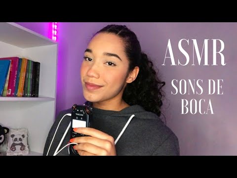 ASMR Sons de BOCA e de MÃO na SENSIBILIDADE MAXIMA formigamentos