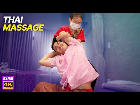 ASMR Relaxing Thai Stretching Massage For Deep Relaxation