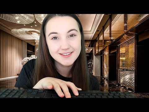 Asmr Flirty Hotel Receptionist Check In Roleplay Typing Writing