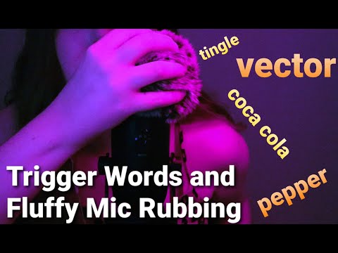 ASMR Trigger Words Fluffy Mic Sounds And Mouth Sounds