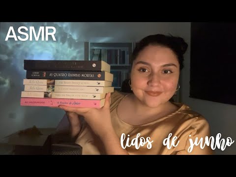 Asmr Todos Os Livros Que Eu Li Em Junho Tapping Sussuros