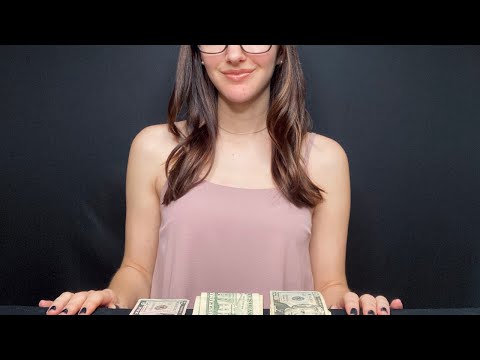 ASMR Bank Teller Roleplay Soft Spoken Writing Sounds Typing