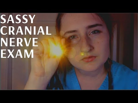 ASMR Cranial Nerve Exam Sassy Nurse