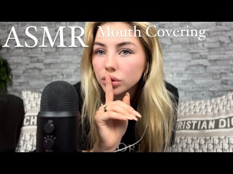 Asmr Mouth Covering With Shhh Whispering To Be Quiet German