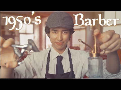 ASMR The MOST Realistic 1940 S VINTAGE Barber Haircut EVER 4K