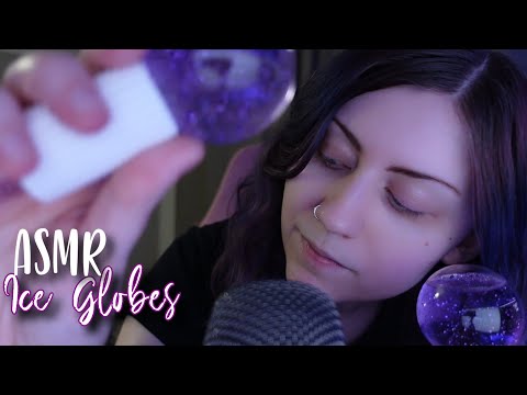 ASMR Ice Globes Liquid Sounds Visual Triggers