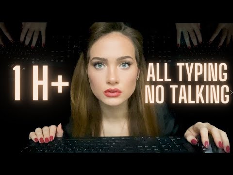 Asmr Hours Long Keyboard Typing Tapping No Talking For