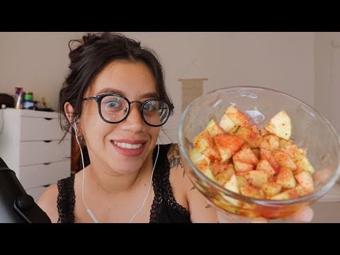 ASMR pepino con chilito | eating sounds 🤤🥒