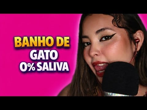 Banho De Gato 0 % SALIVA /🤤 A.S.M.R