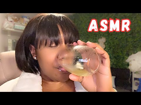 Juice Drinking Asmr | Slurping and Swallowing (No Talking)