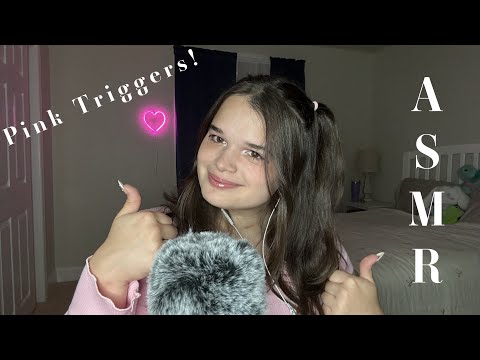 ASMR Triggers but EVERYTHING is PINK 🎀