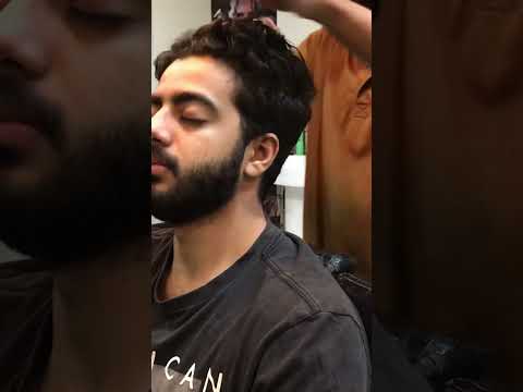 Oil Head Massage Magic #headmassage #asmr #massage #scalpmassage #oilyscalp #lahoribarber #shorts