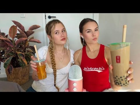 My Friend Tries ASMR for the First Time (i got tingles…)