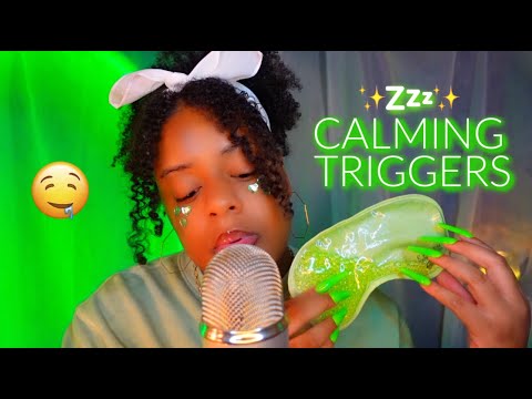 Calming ASMR Triggers That Will Make You Super Relaxed & Sleepy 💚✨ (Sleep Inducing 😴)