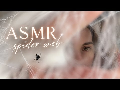 Асмр🕸️ розплутую тебе з павутини| ASMR🕷️spider web (close whispering, visual triggers)✨