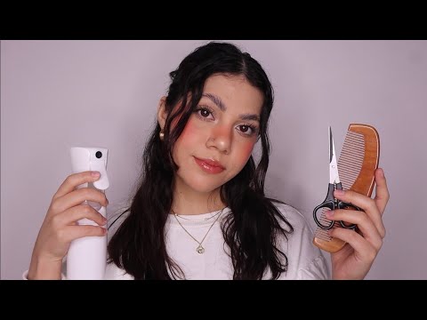 ASMR cortando tu cabello (roleplay) | Dámaris ASMR♡