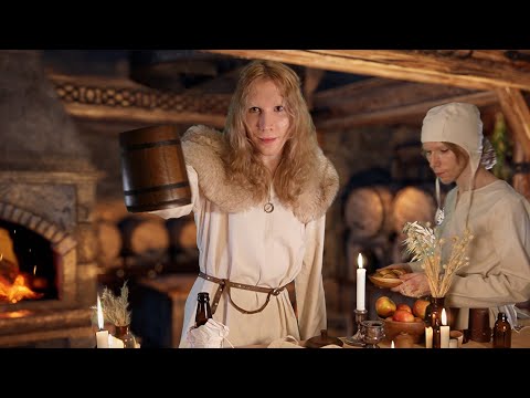 Medieval Tavern ASMR | Relax after a long day