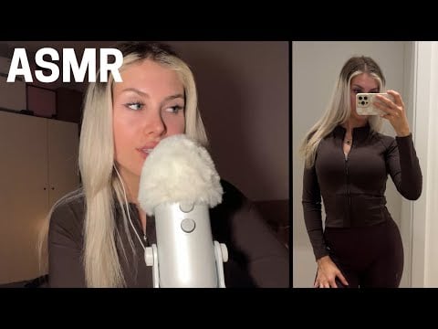 ASMR - gym haul *fabric sounds*