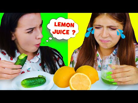 REAL FOOD VS JUICE | EATING SOUNDS FOOD CHALLENGE LILIBU